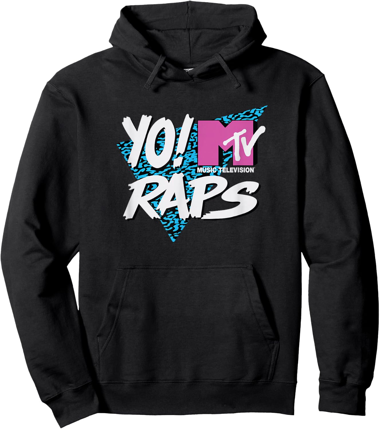 Yo! MTV Raps - MTV Raps Art Hoodie - Hoodie | Black