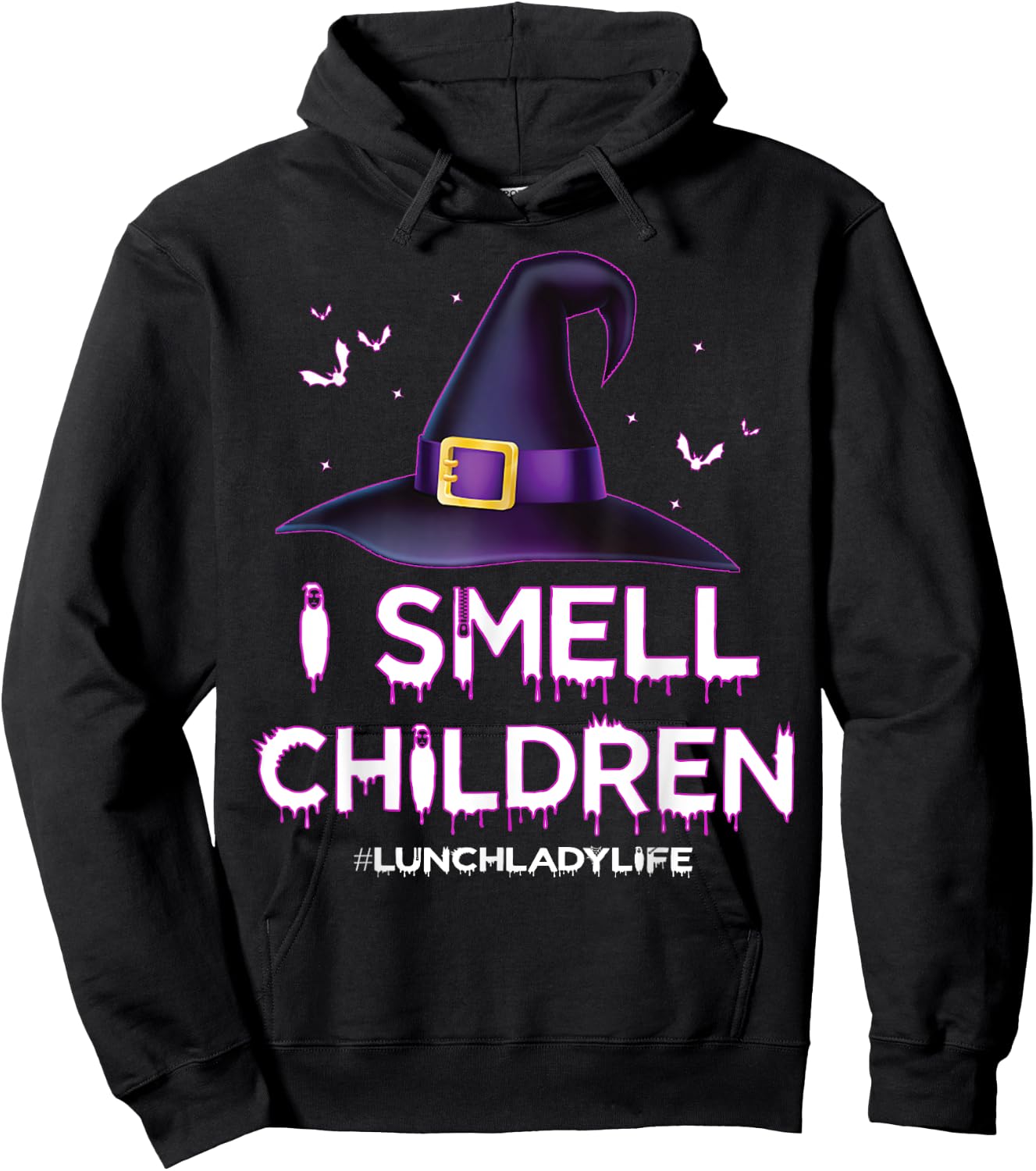 I Smell Children Lunch Lady Life Halloween for Lunch Lady Hoodie - Hoodie | Black