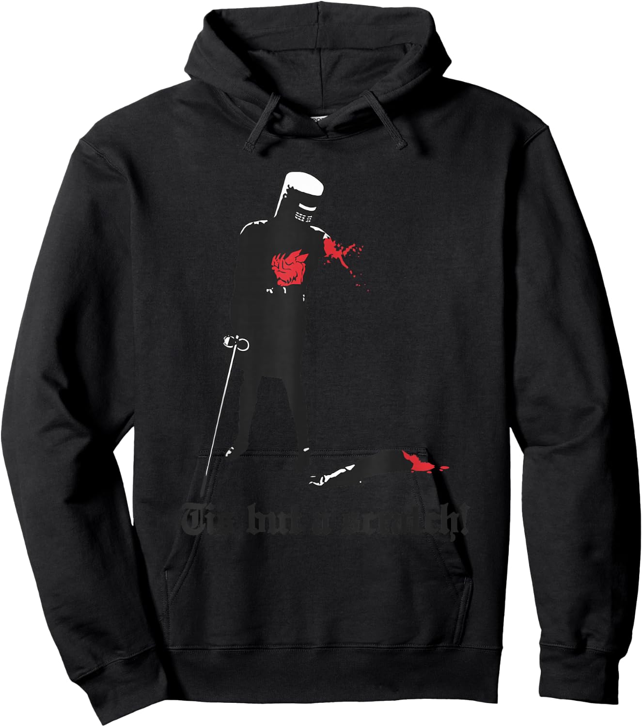 Tis But A Scratch! Apparel Hoodie - Hoodie | Black