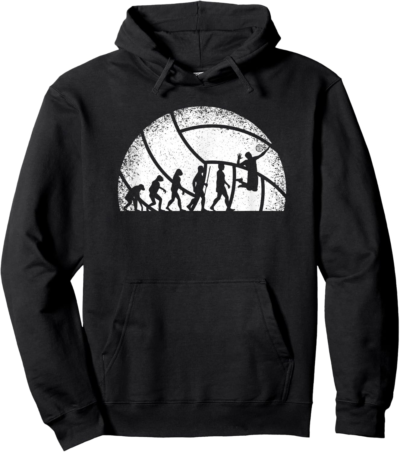 Volleyball Evolution Volleyball Player Women Men Boys Hoodie - Hoodie | Black