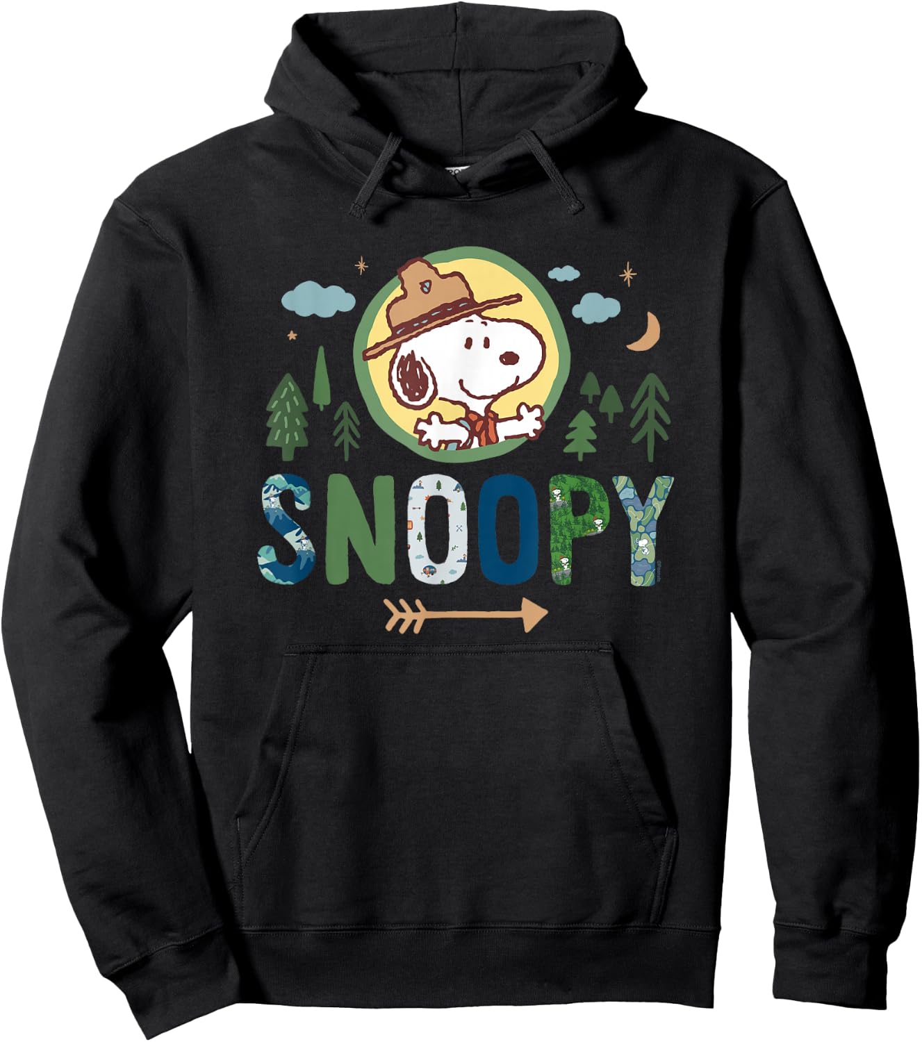 Peanuts - Ranger Snoopy Hoodie - Hoodie | Black