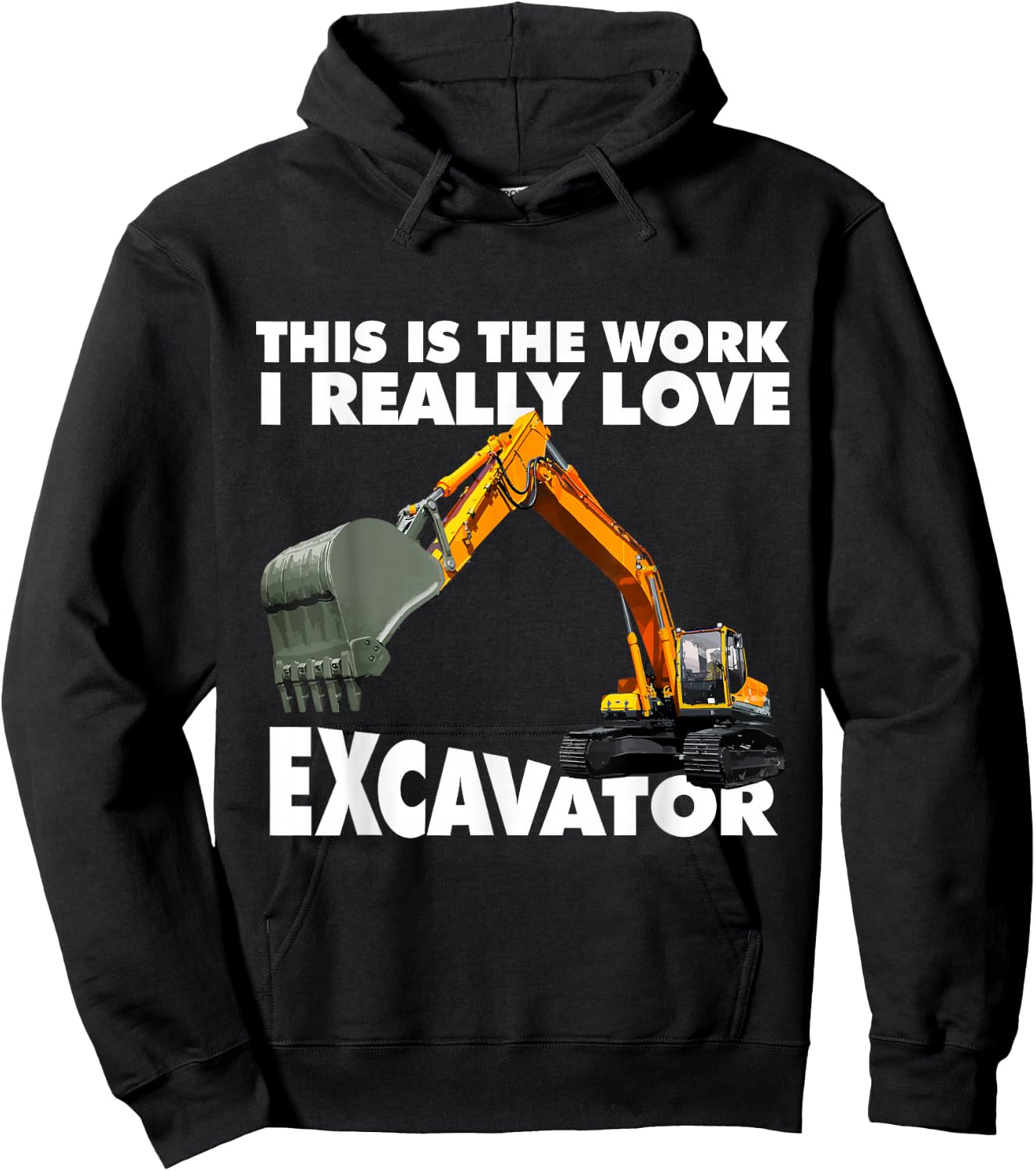 Excavator Hoodie - Hoodie | Black