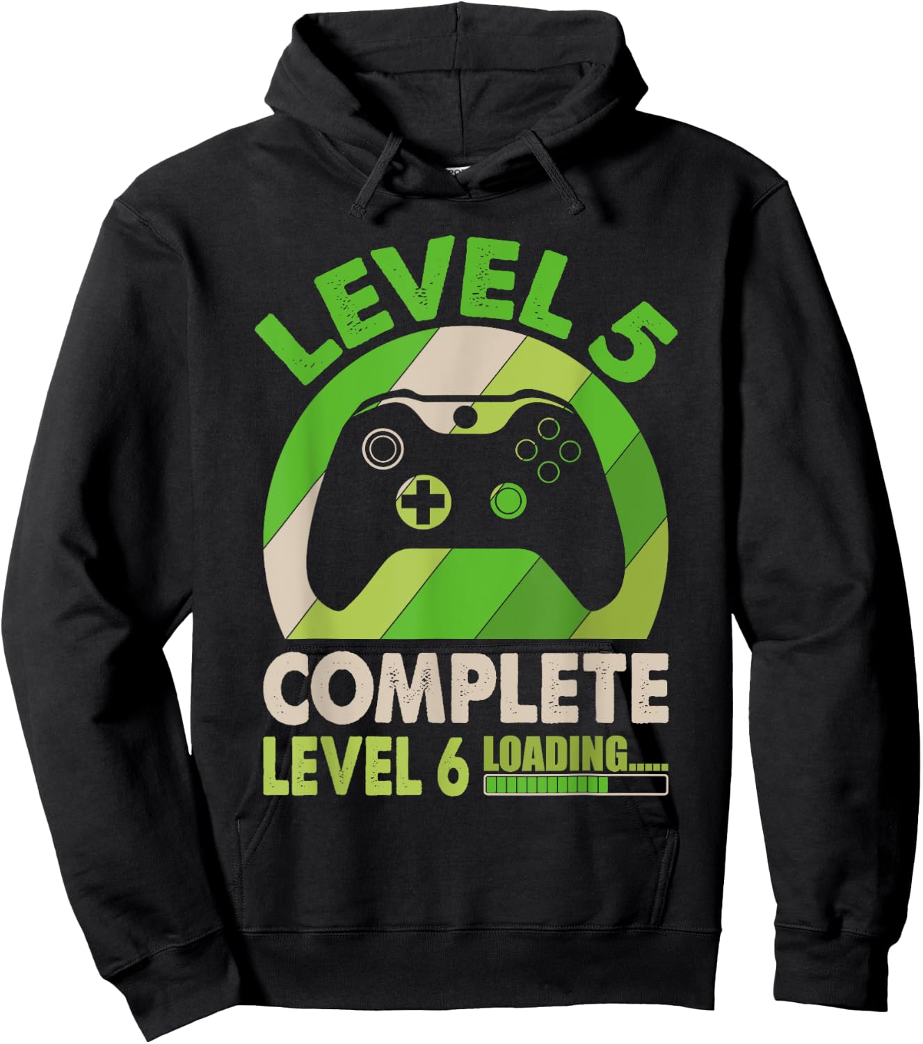 Level 5 Complete Level 6 Loading - 5th Wedding Anniversary Hoodie - Hoodie | Black