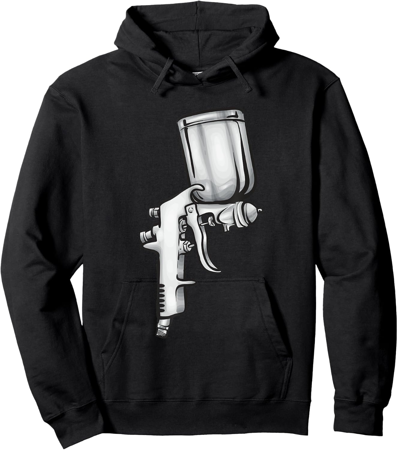 Spray Gun Auto Body Painter Automotive Car Painter Hoodie - Hoodie | Black