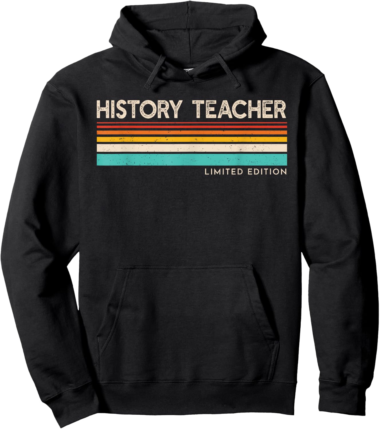 History Teacher Limited Edition Retro History Education Hoodie - Hoodie | Black