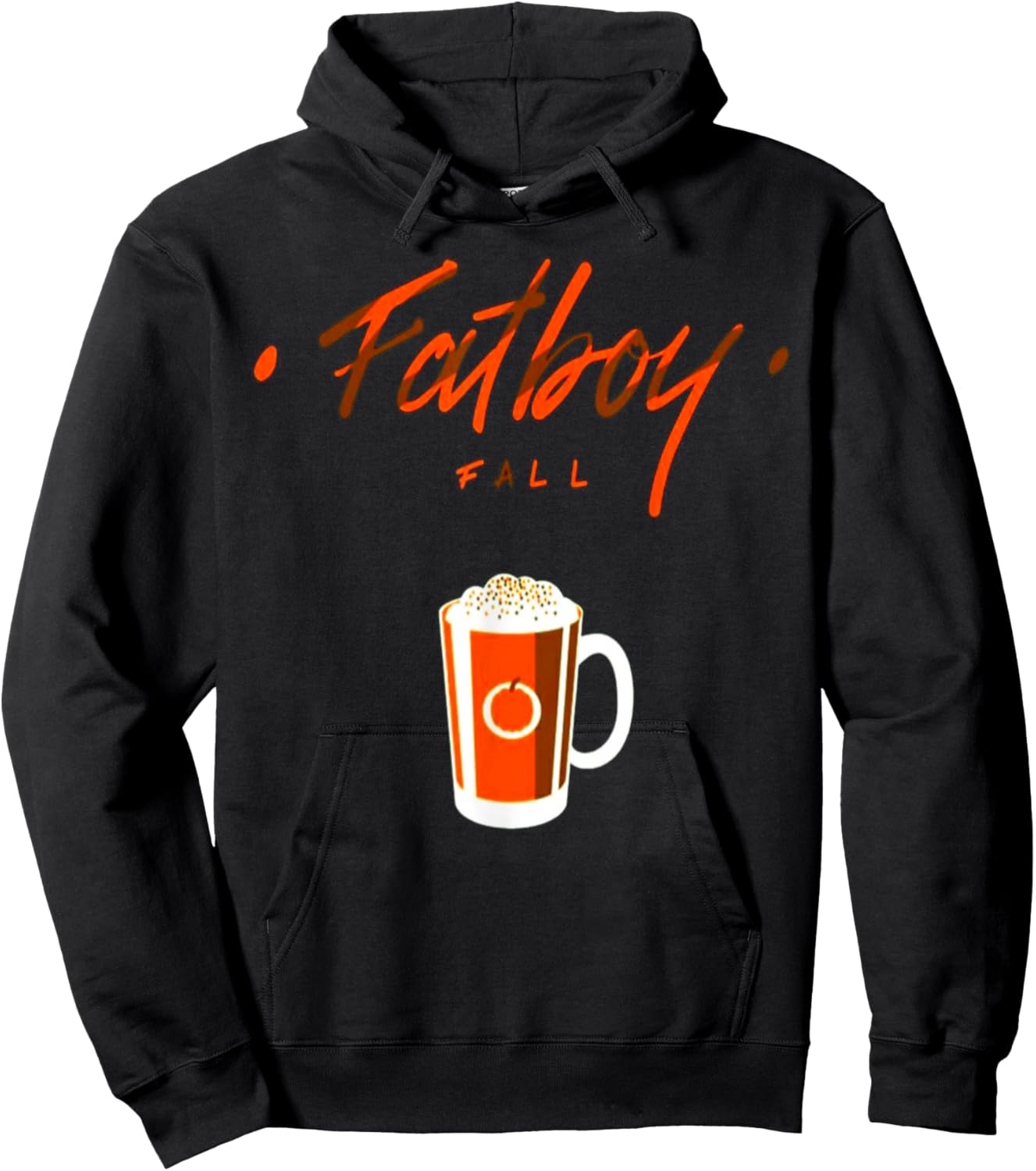 Fatboy Fall Gym Weightlifting Bodybuilding Fitness Workout Hoodie - Hoodie | Black