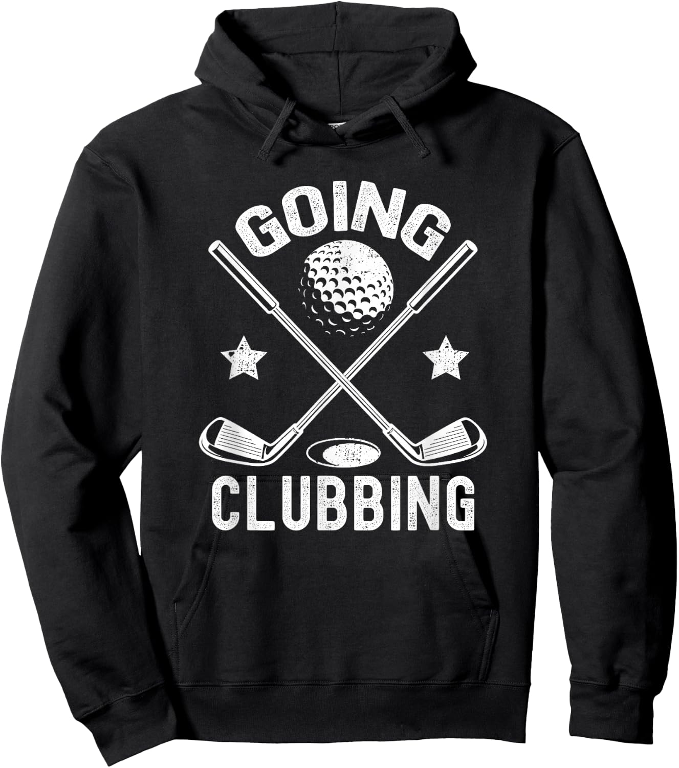 Going Clubbing Funny Golf Golfer Gifts Men Women Hoodie - Hoodie | Black
