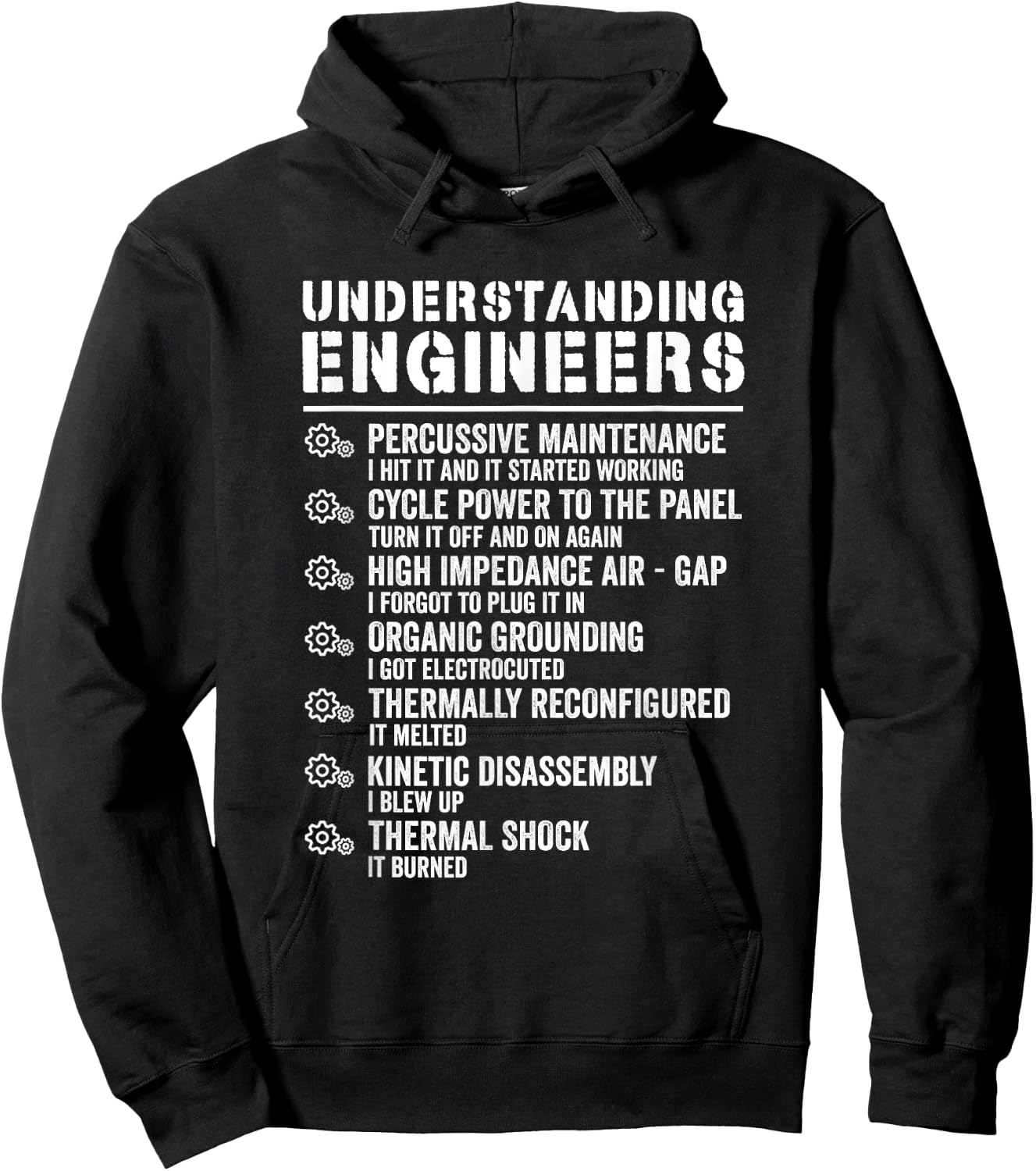 Explained Understanding Engineers Mechanical Engineering Hoodie - Hoodie | Black
