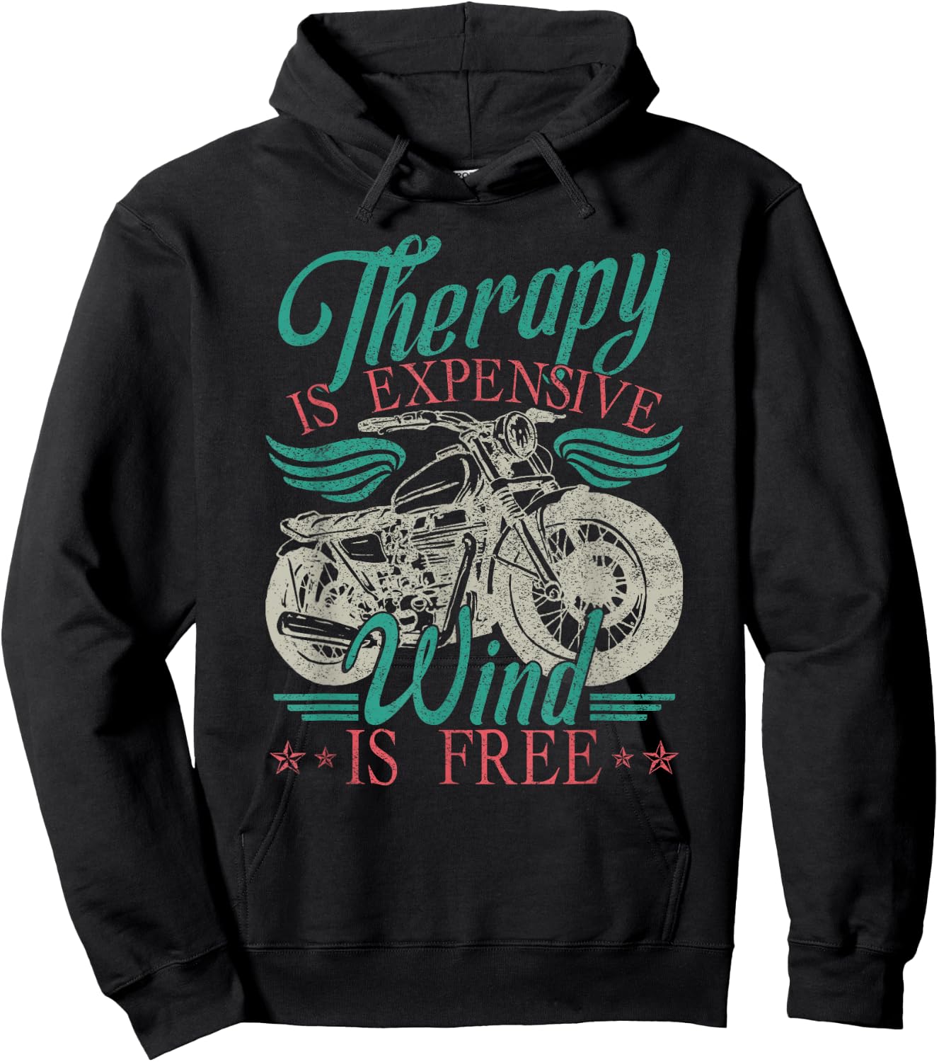 Women Motorcycle Rider Hoodie - Hoodie | Black