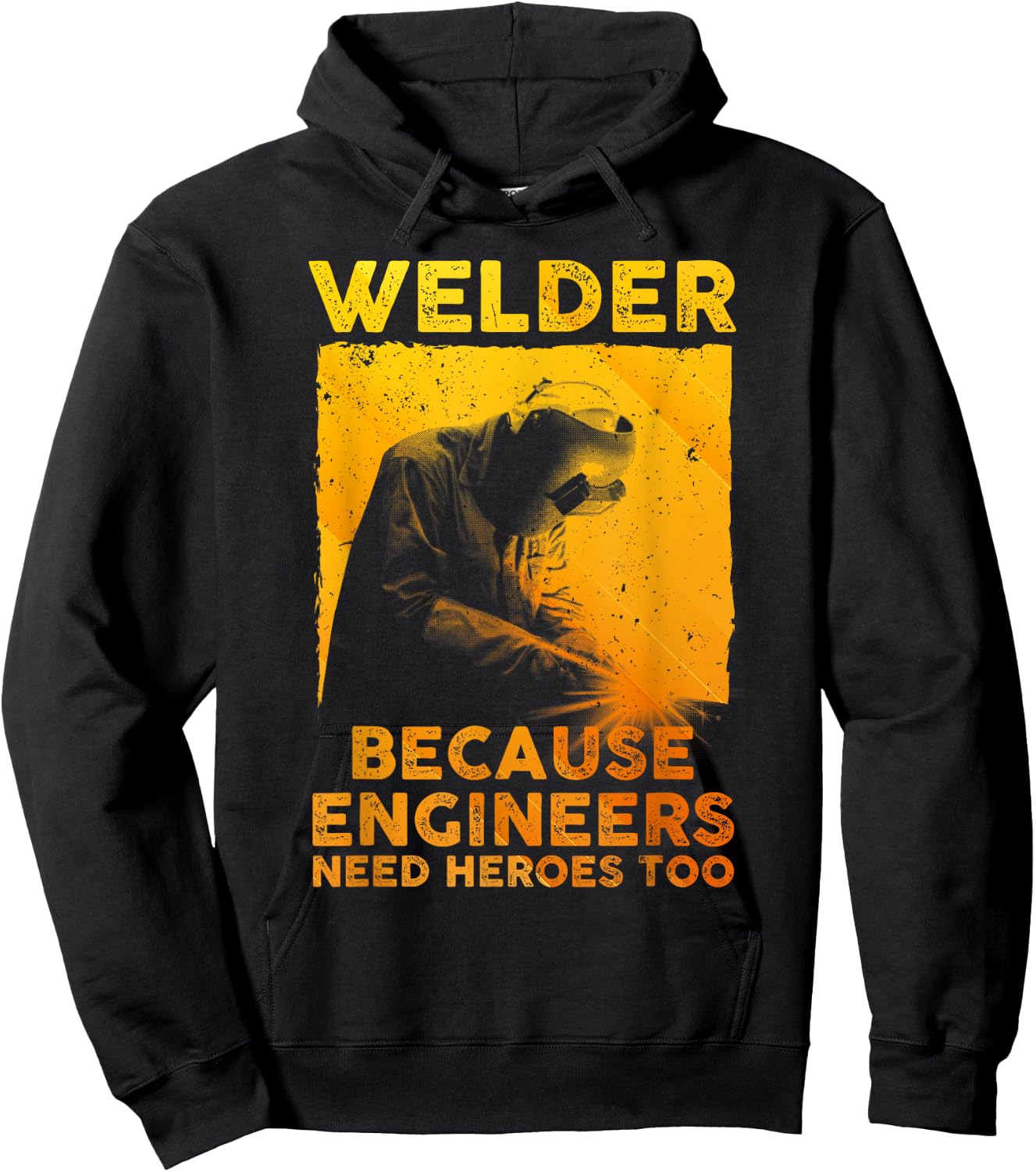 Best Welding Art Men Dad MIG/TIG Welder Lover Metal Workers Hoodie - Hoodie | Black