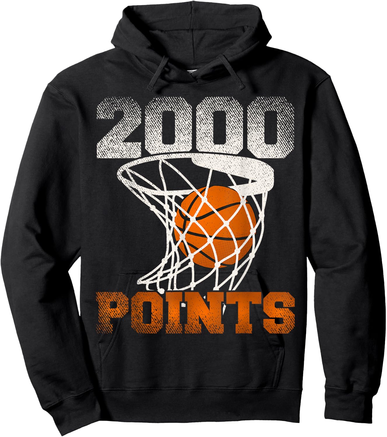 2000 Points Basketball For Your Favorite Basketball Player Hoodie - Hoodie | Black