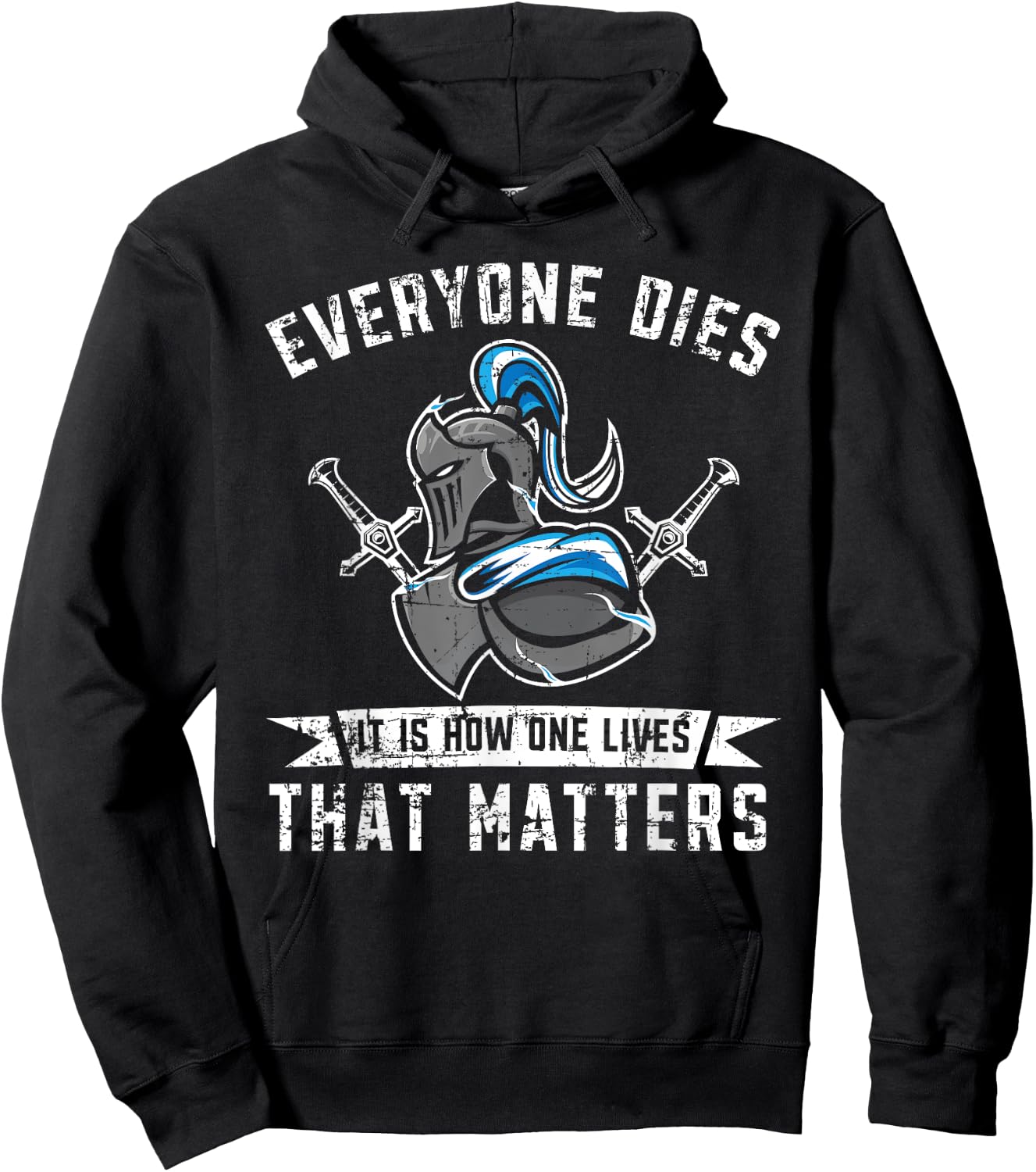 Knight Lover Medieval Soldier Knighthood Warrior Hoodie - Hoodie | Black
