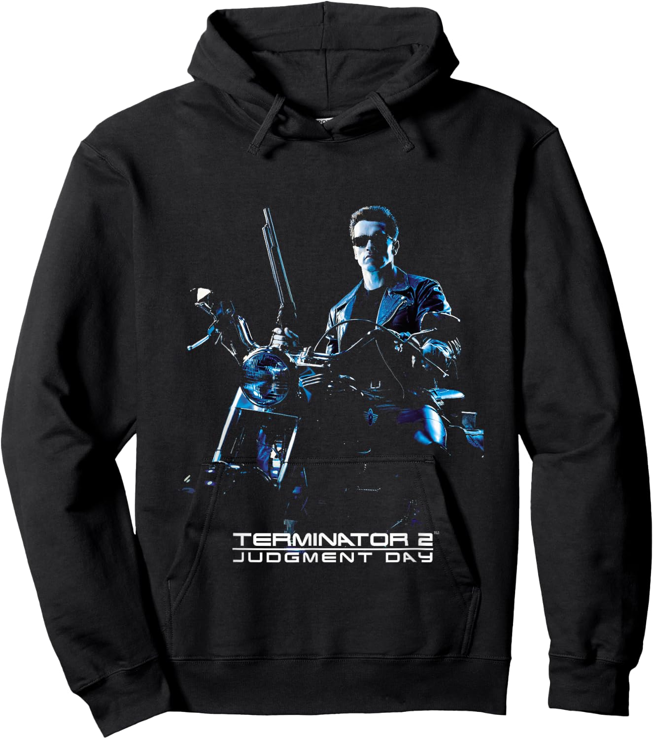 Terminator 2 Judgement Day Theatrical Poster Hoodie - Hoodie | Black
