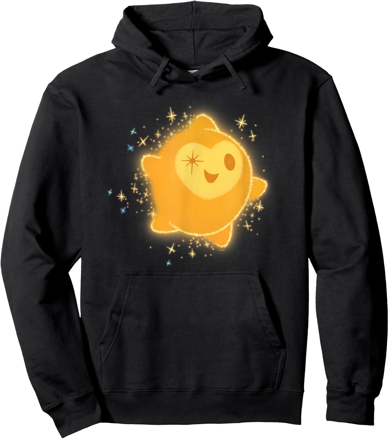 Disney Wish Star Eye Wink Hoodie - Hoodie | Black