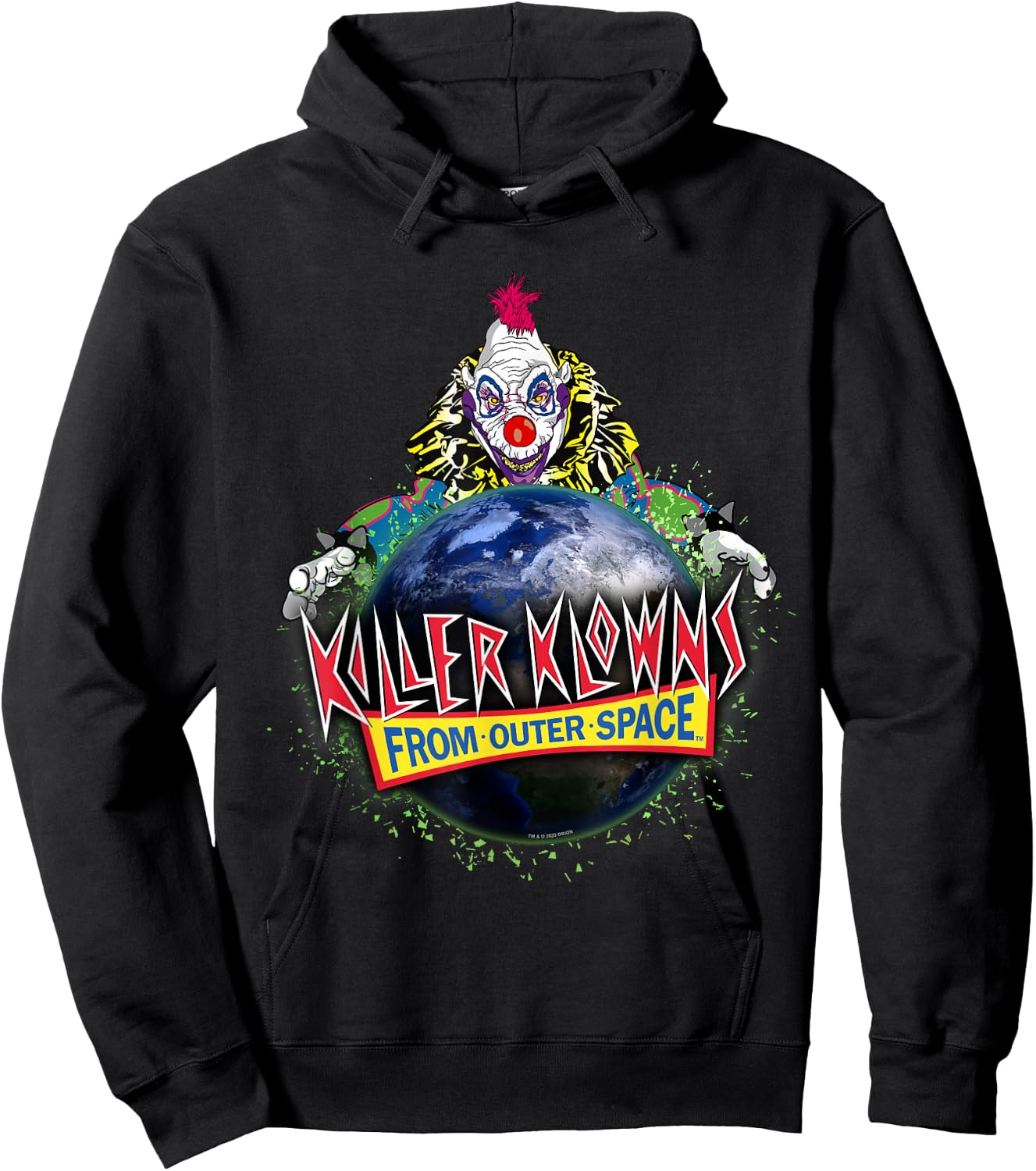 Killer Klowns from Outer Space Klownzilla Earth Invasion Hoodie - Hoodie | Black