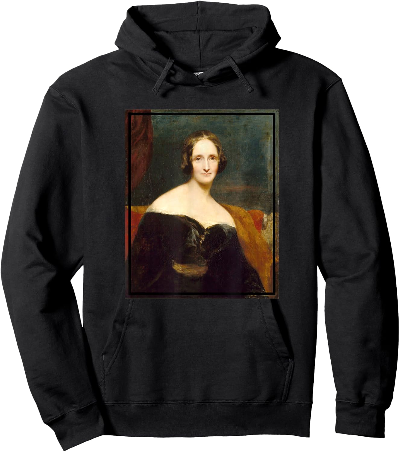 Mary Shelley Portrait Painting (1840) Hoodie - Hoodie | Black