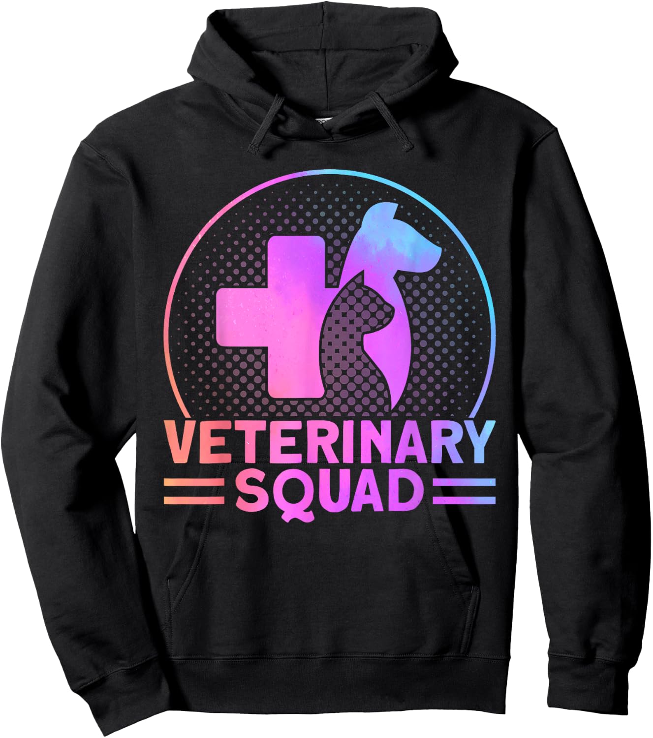 Veterinarian Veterinary Squad Vet Assistant Hoodie - Hoodie | Black