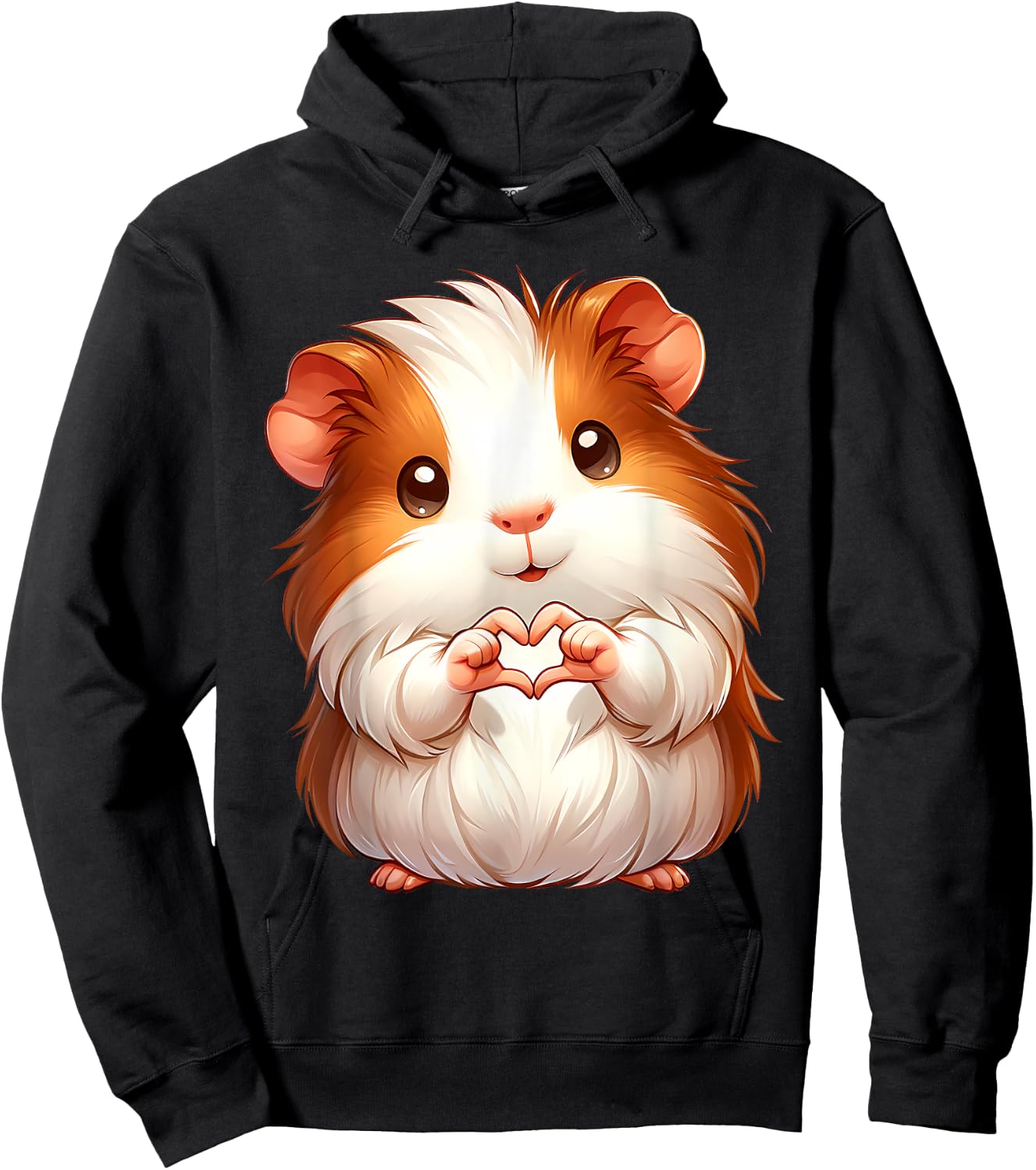 Cute Guinea Pig Mom Dad Guinea Pigs Lover Men Women Clothing Hoodie - Hoodie | Black