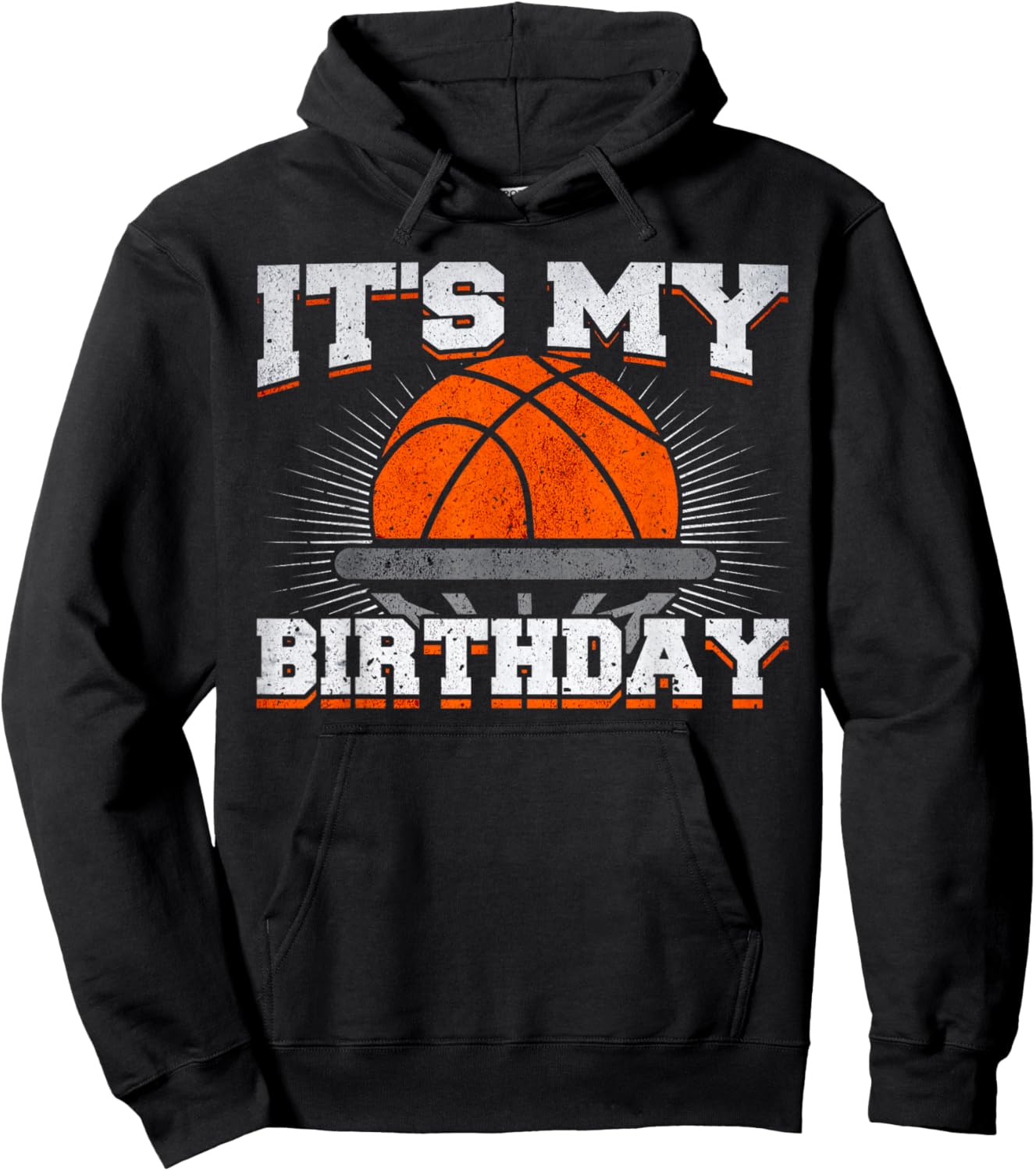 It's My Birthday Basketball Player Birthday Boy Hoodie - Hoodie | Black