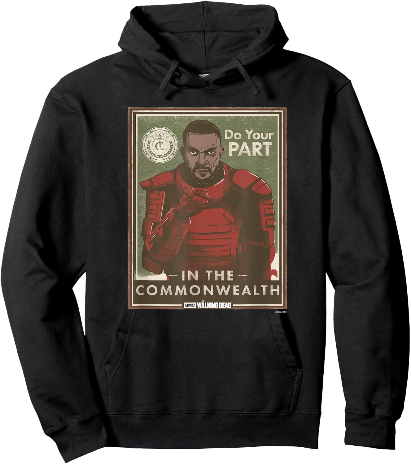 The Walking Dead Mercer Hoodie - Hoodie | Black