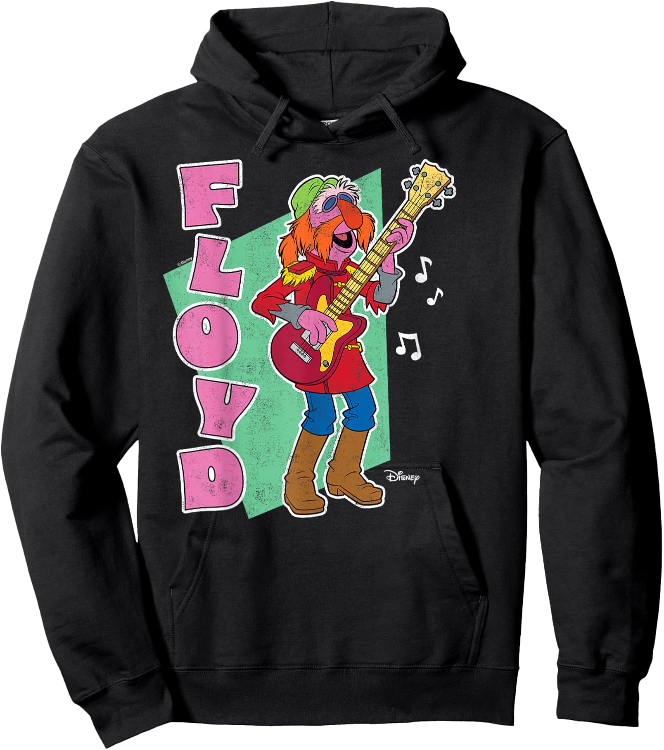 The Muppets - Electric Mayhem Floyd Hoodie - Hoodie | Black
