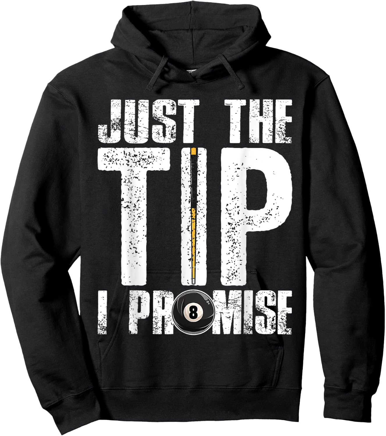 Funny Billiards Pool Cue Shirt Billiard Players Gift Hoodie - Hoodie | Black