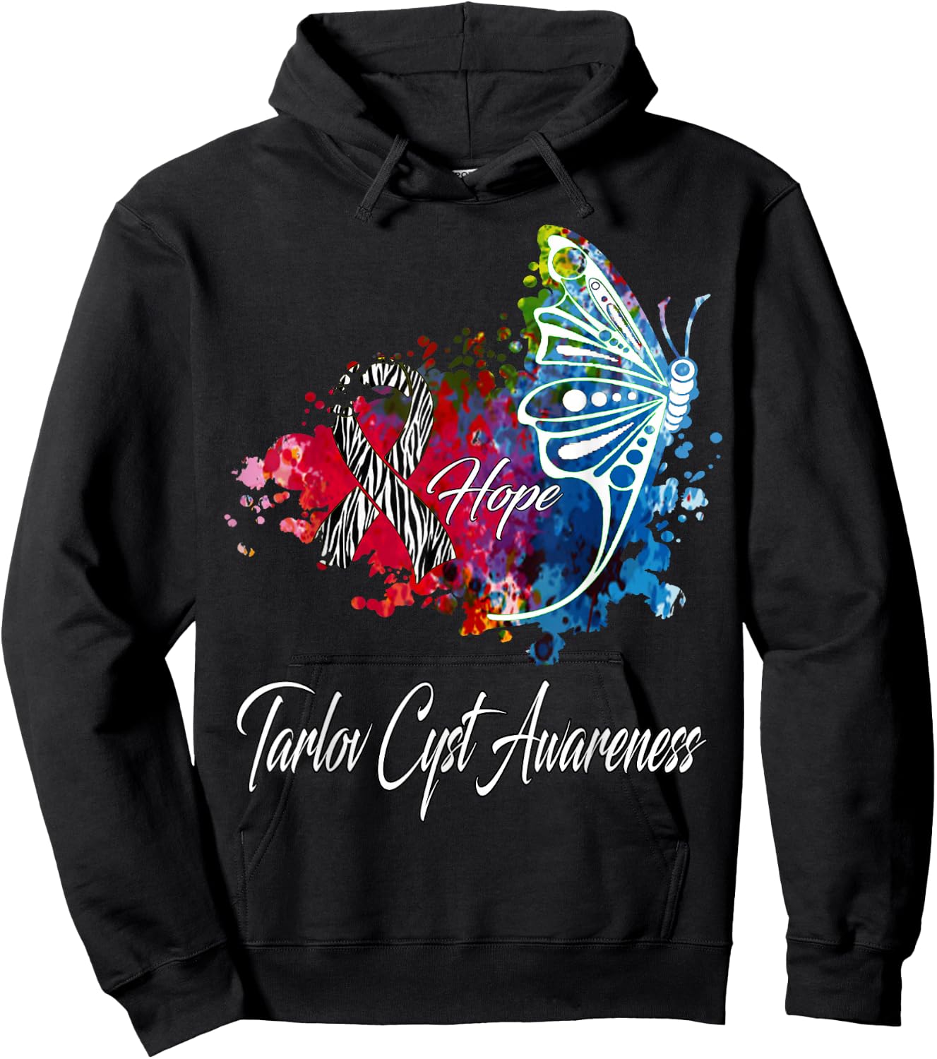 Tarlov Cyst Awareness Hoodie - Hoodie | Black