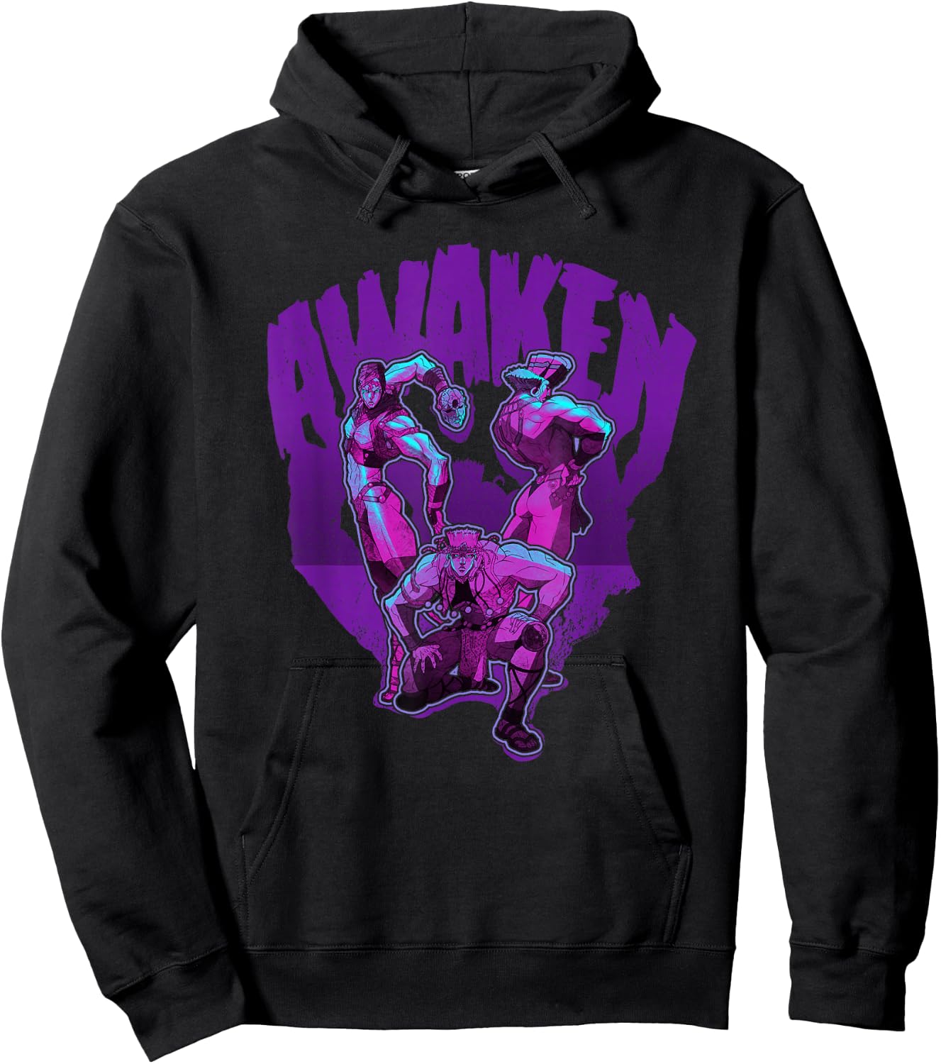 JoJo's Bizarre Adventure Pillar Men Awaken My Masters Anime Hoodie - Hoodie | Black