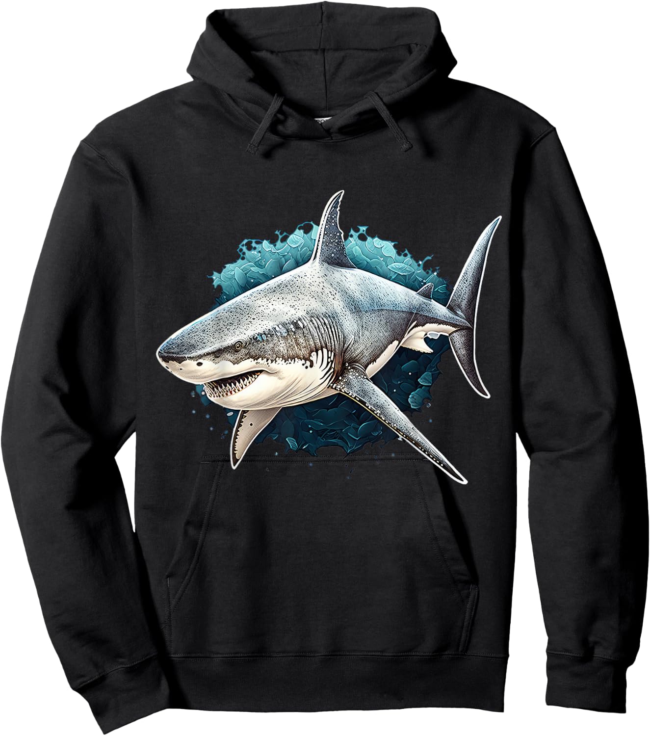 Shark Lover Ocean Animal Graphic Novelty Boys Men Birthday Hoodie - Hoodie | Black