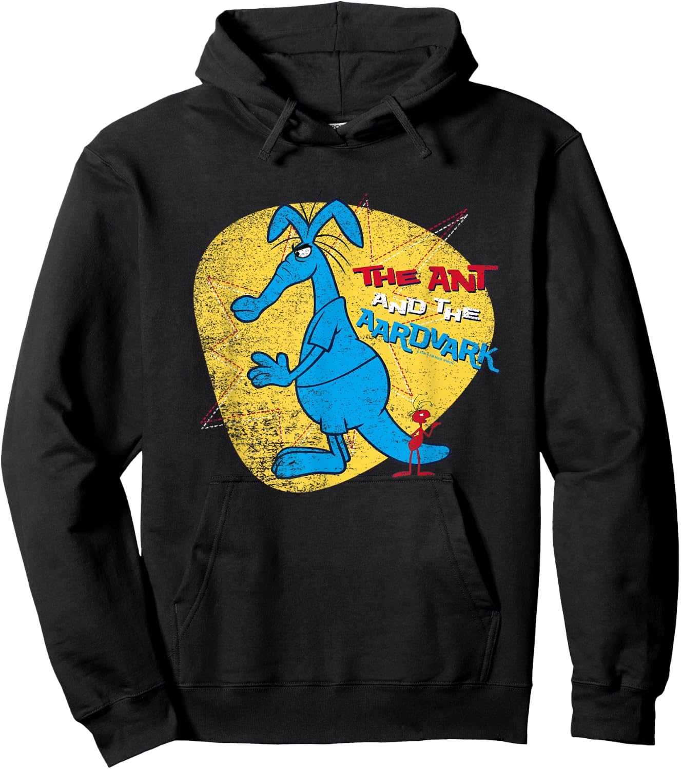 Pink Panther Ant and Aardvark Hoodie - Hoodie | Black