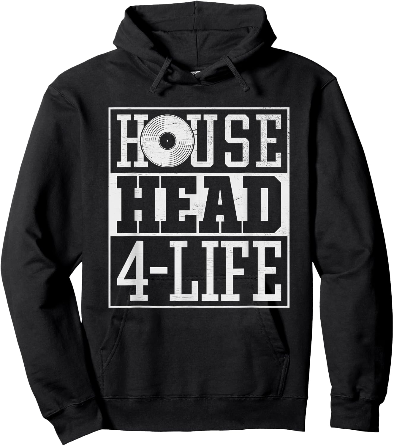 Househead - House Music EDM DJ Rave Festival Hoodie - Hoodie | Black