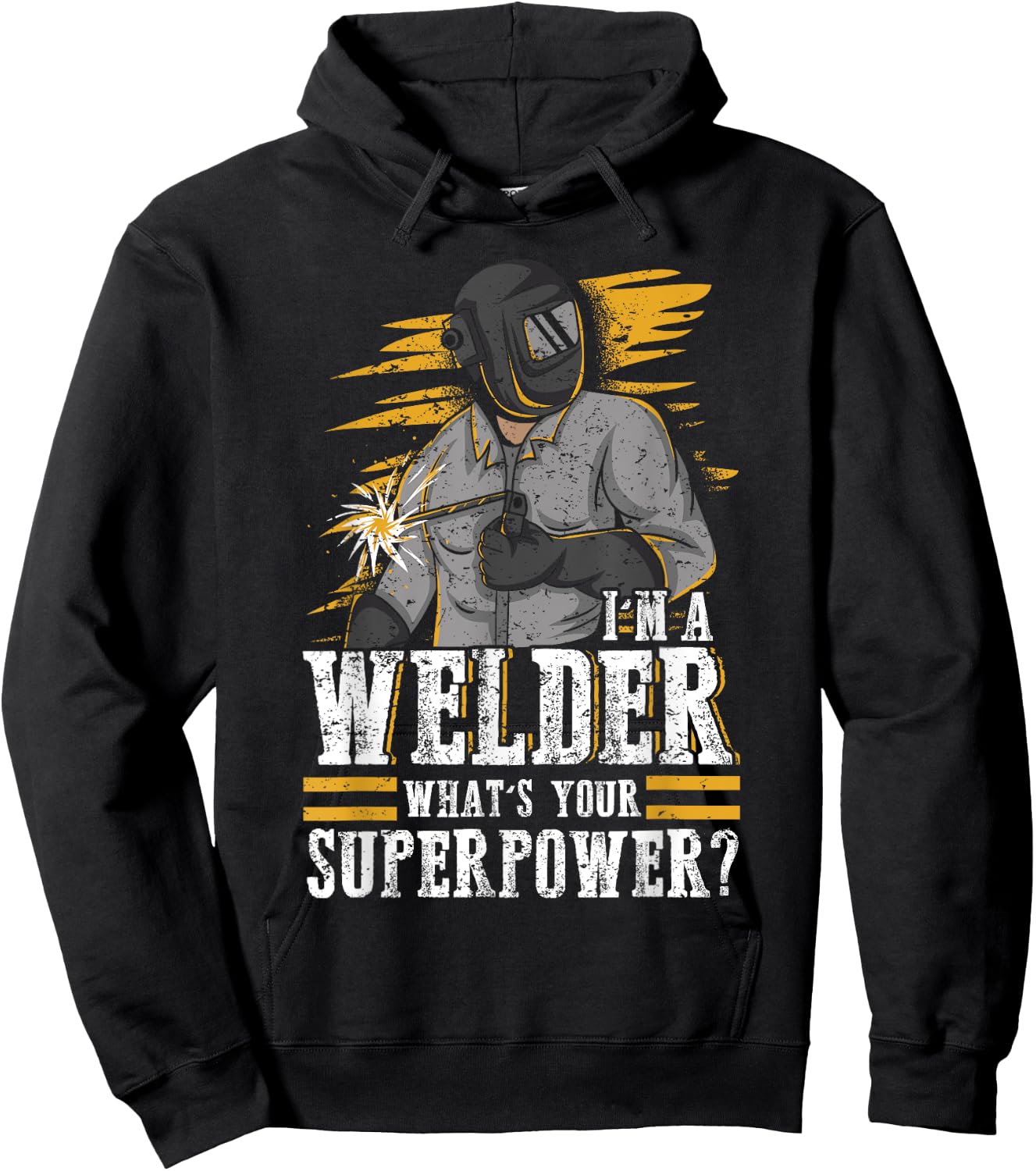 Proud Welding Worker Shirt For Welder Hoodie - Hoodie | Black