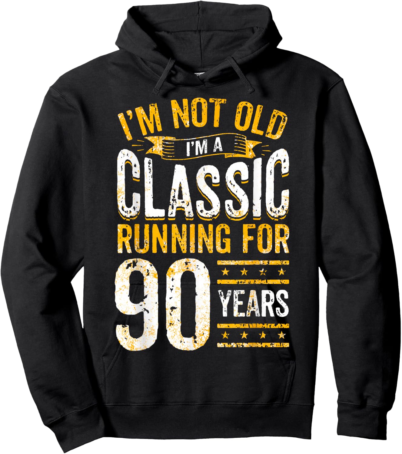 90th Birthday I 90 Year Old Classic Hoodie - Hoodie | Black