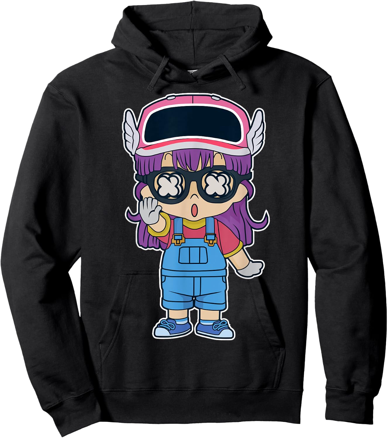 Funny Arale Cartoons Hoodie - Hoodie | Black