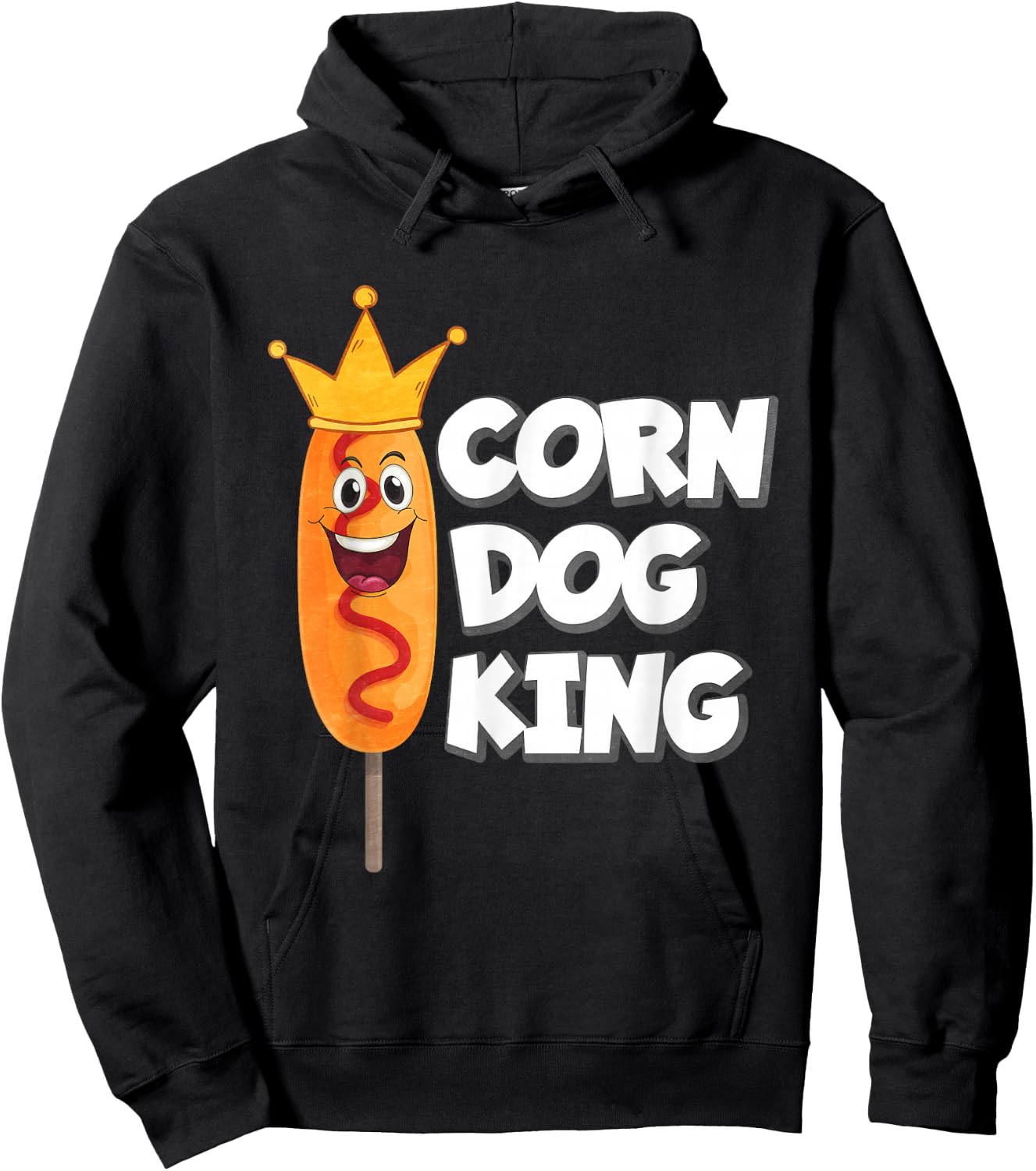 Corn Dog King Hoodie - Hoodie | Black
