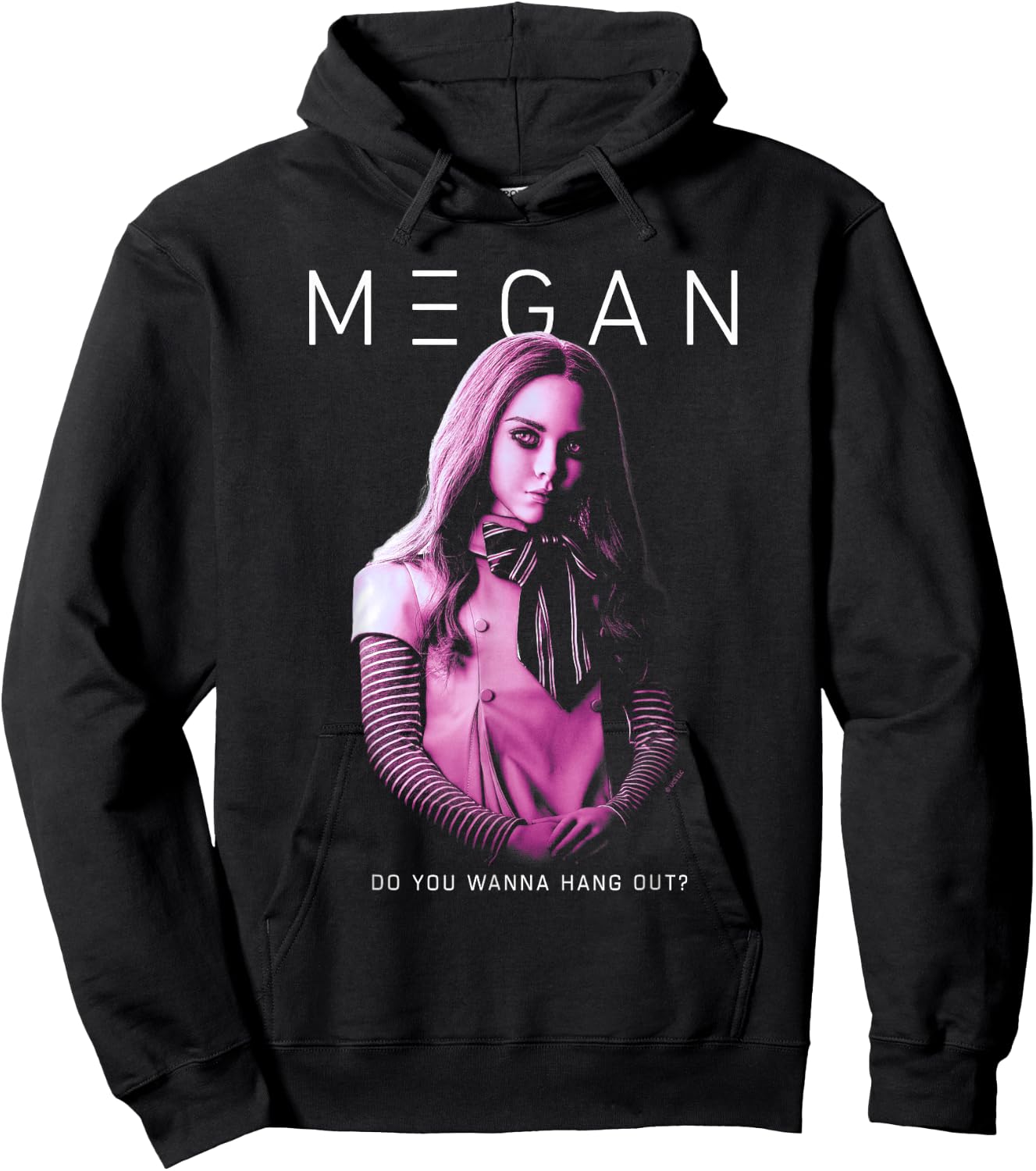 M3GAN Do You Wanna Hangout? Small Hoodie - Hoodie | Black