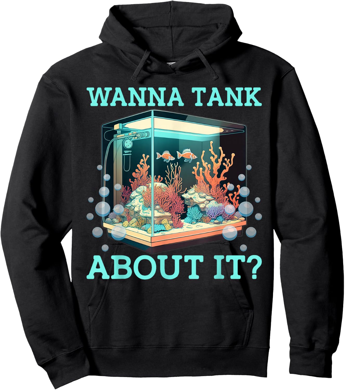 Aquarium Aquarist FishKeeper Reefers Keeper Tank Cleaning Hoodie - Hoodie | Black