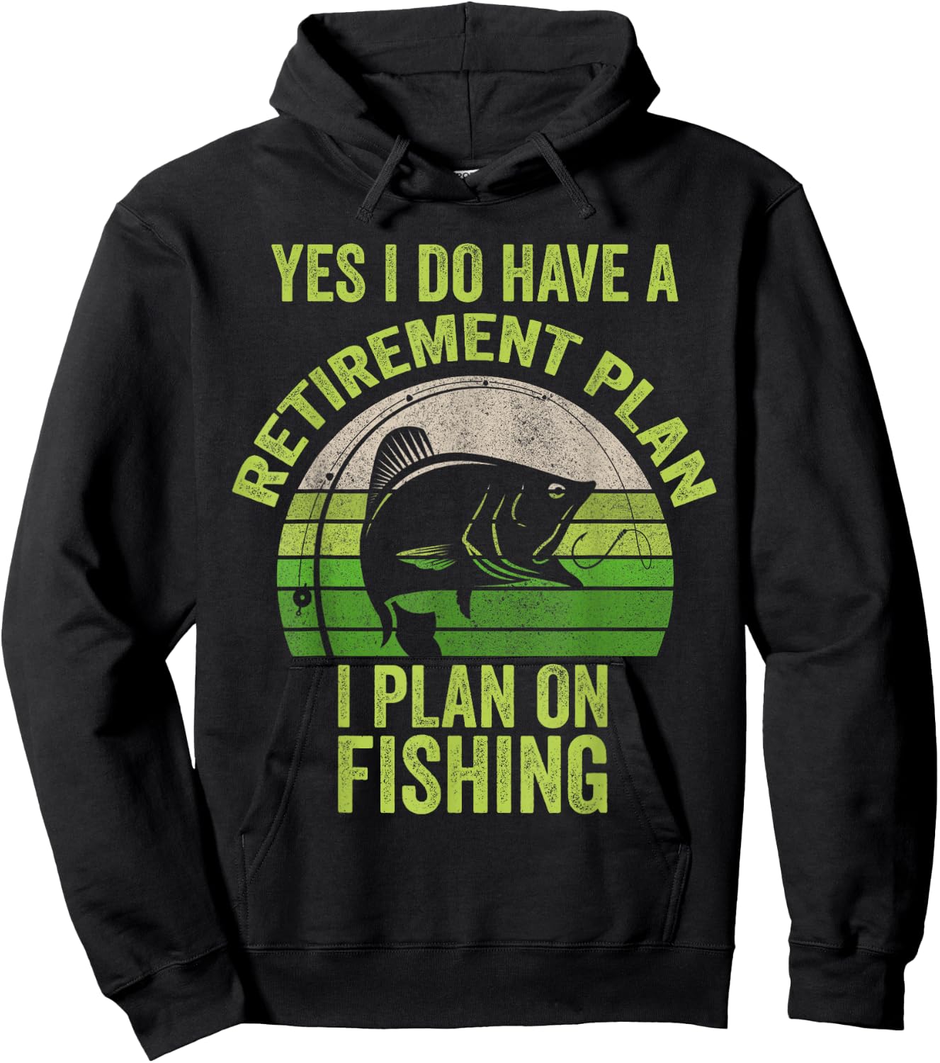 Funny Retired Fishing Shirt , Retirement Fishing Hoodie - Hoodie | Black