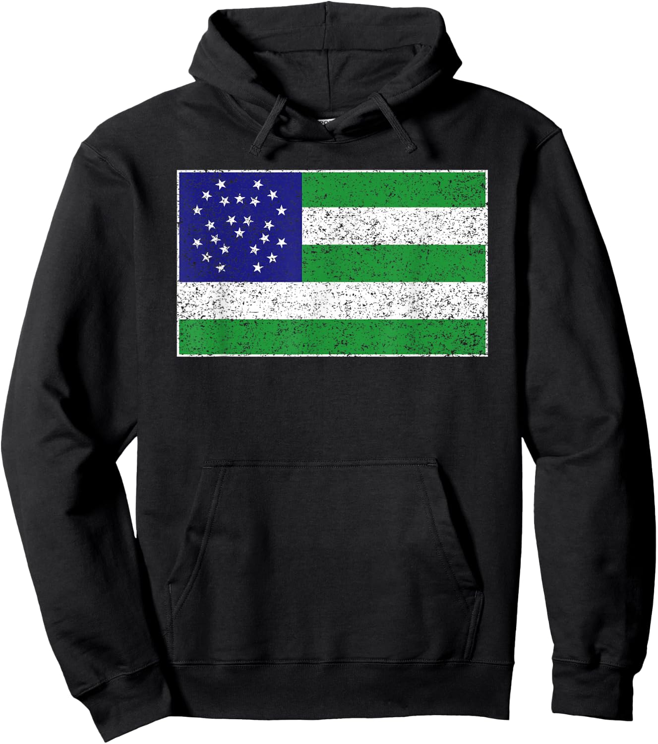 NYPD New York Police Department Flag Hoodie - Hoodie | Black