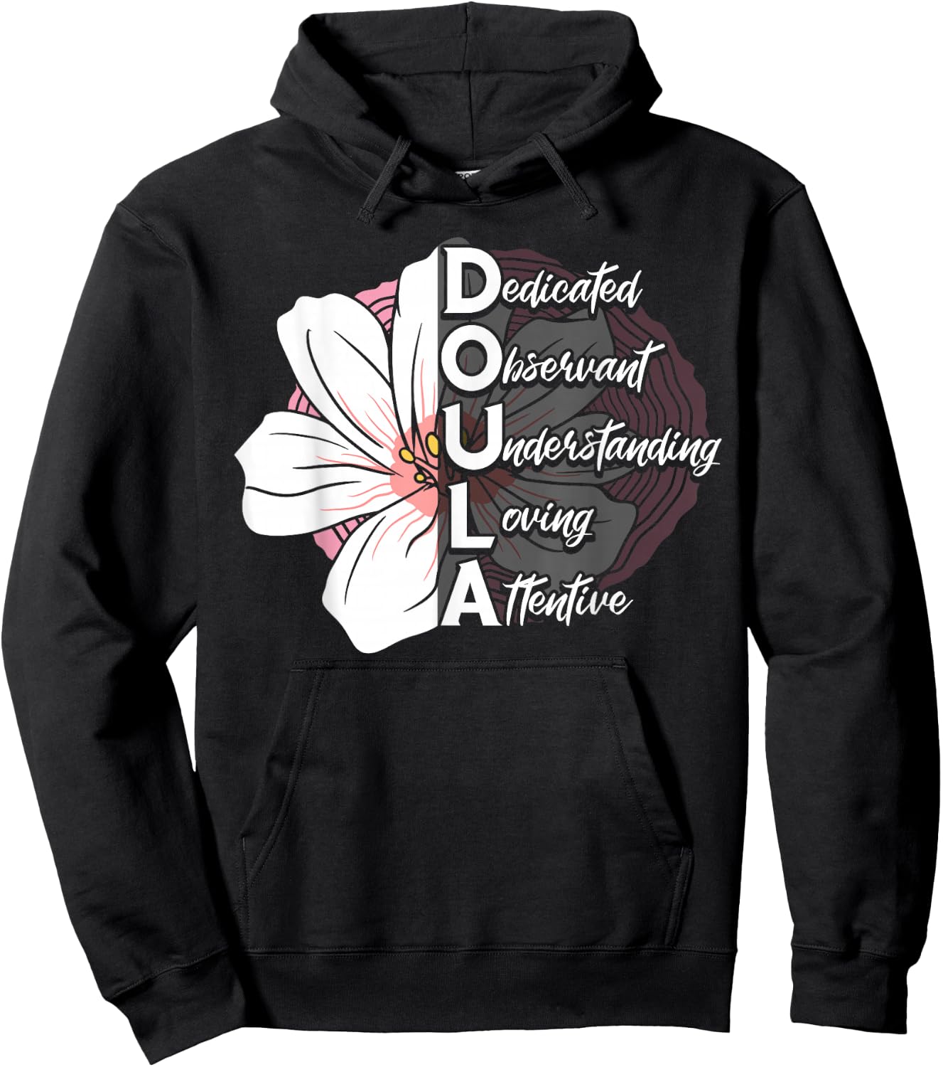Doula Birth Companion Childbirth Coach Post-Birth Supporter Hoodie - Hoodie | Black