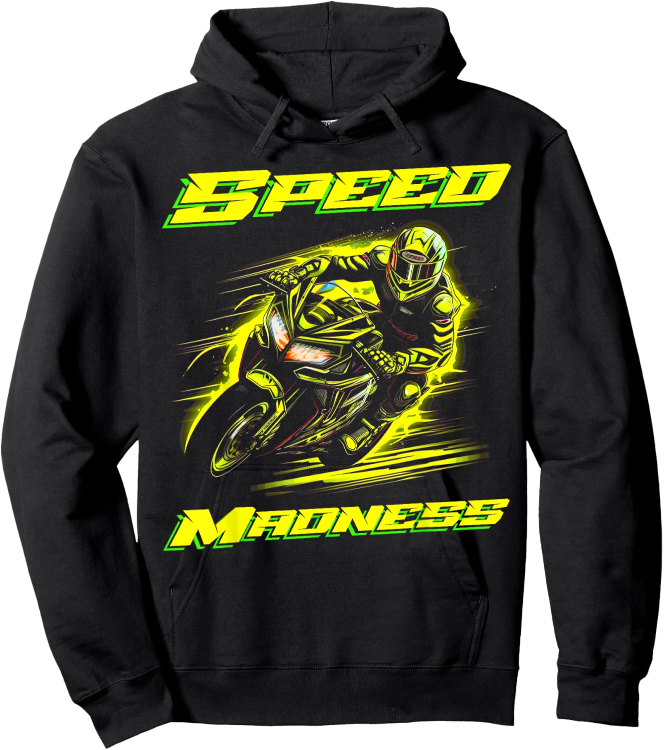 Racing Motorbike Hoodie - Hoodie | Black