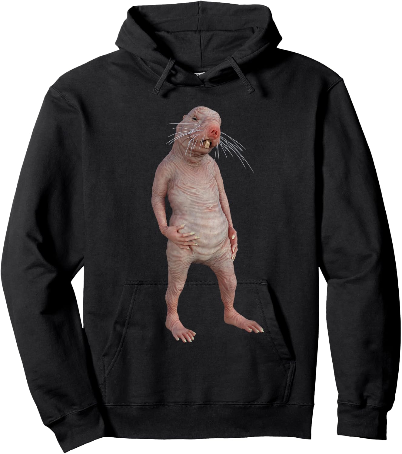 Funny Naked Mole-Rat Zookeeper Safari Animal Lover Mole Rat Hoodie - Hoodie | Black