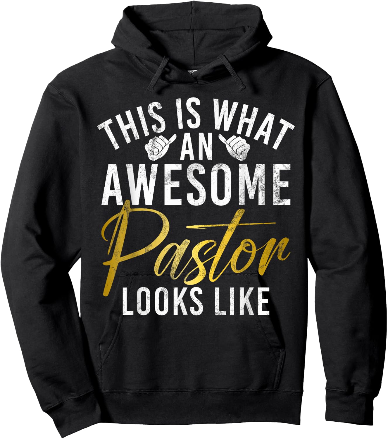 This is what an awesome Pastor looks like Pastor Hoodie - Hoodie | Black