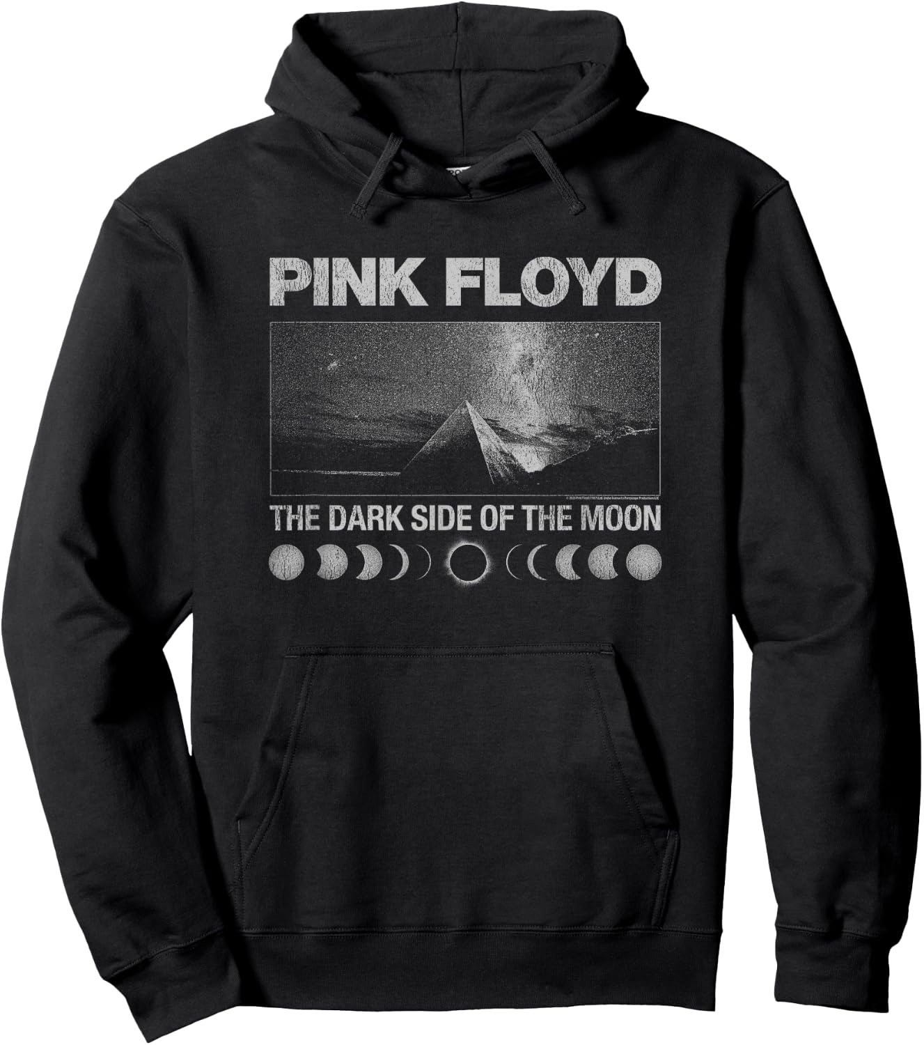 Pink Floyd The Dark Side of the Moon Vintage Poster Design Hoodie - Hoodie | Black