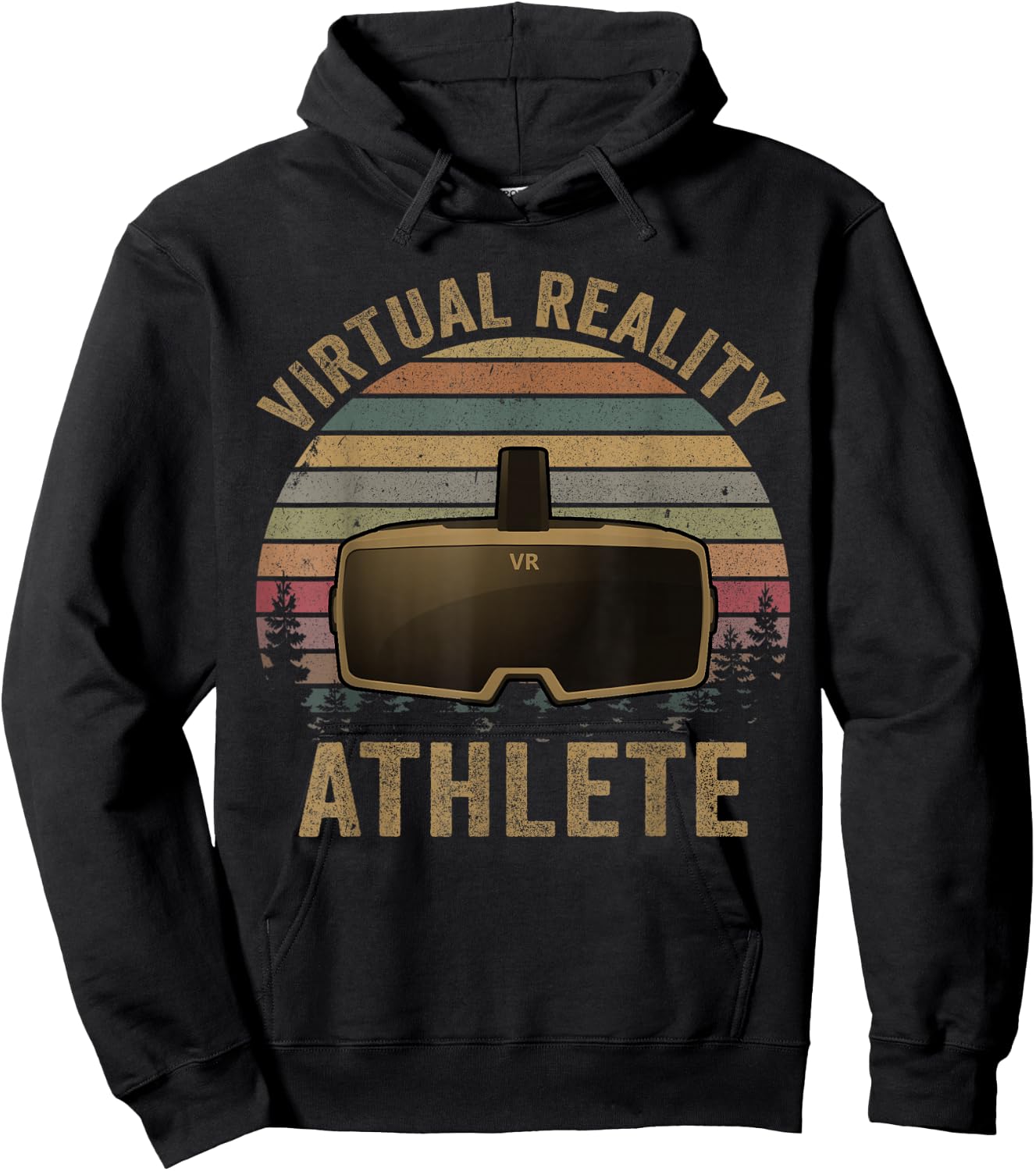 Virtual Reality ATHLETE for VR Gamers Hoodie - Hoodie | Black