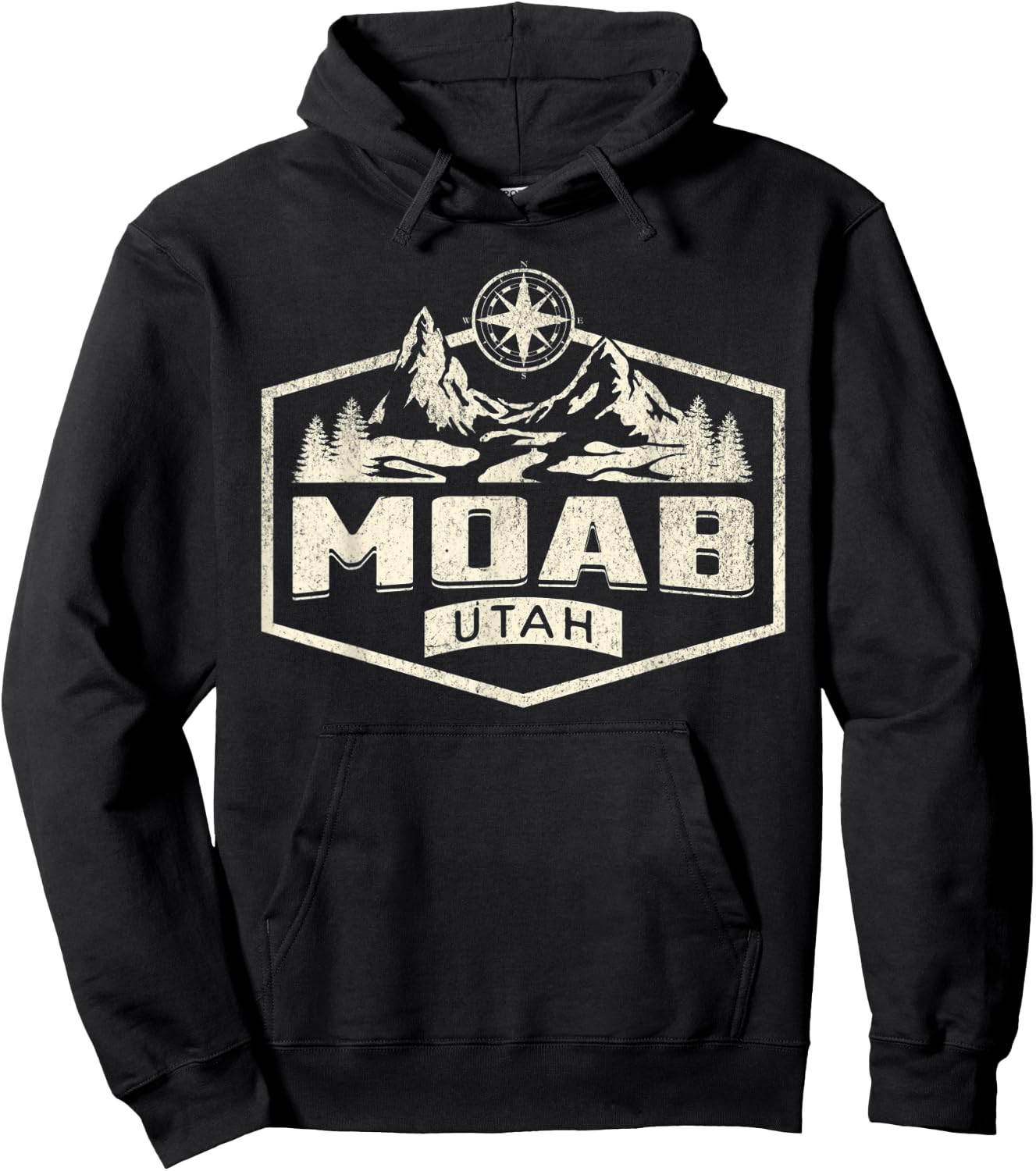 Moab Utah Hoodie - Hoodie | Black