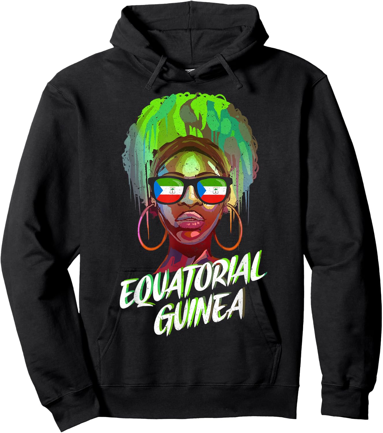 Equatorial Guinea Hoodie - Hoodie | Black