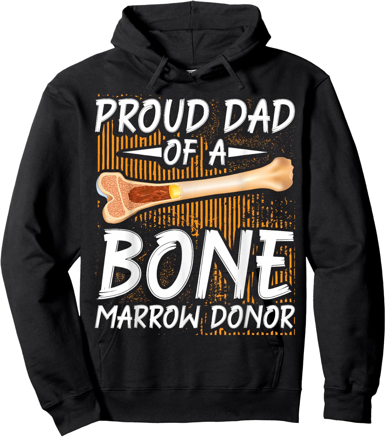 Bone Marrow Transplant Warrior Bone Marrow Donor Hoodie - Hoodie | Black