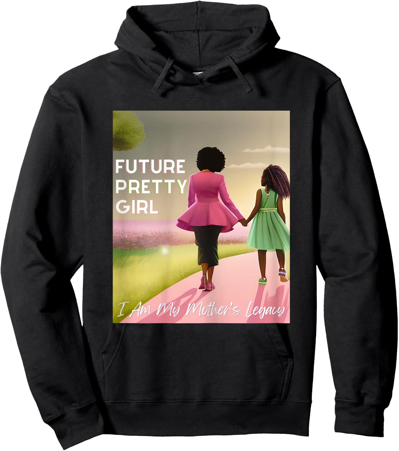 Future Pretty Girl | First Black Sorority 08 Hoodie - Hoodie | Black