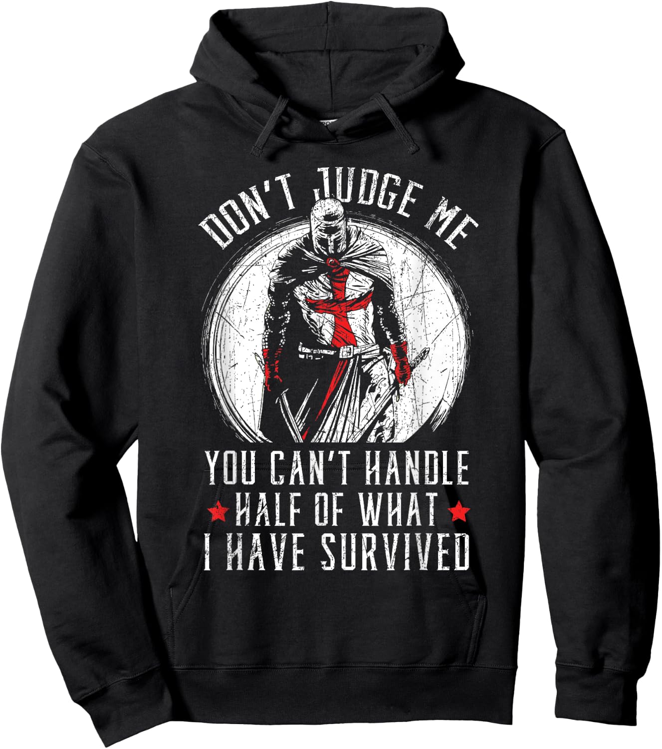 Knight Lover Medieval Soldier Knighthood Warrior Hoodie - Hoodie | Black
